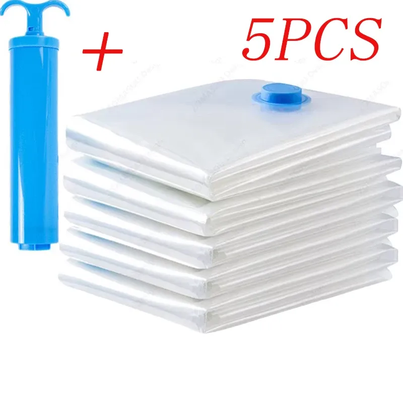 Sacs de rangement sous vide réutilisables pour voyage et vêtements 8