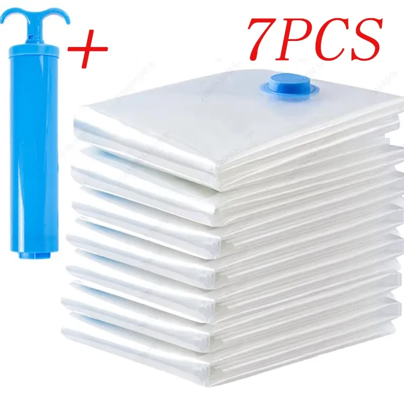 Sacs de rangement sous vide réutilisables pour voyage et vêtements 7