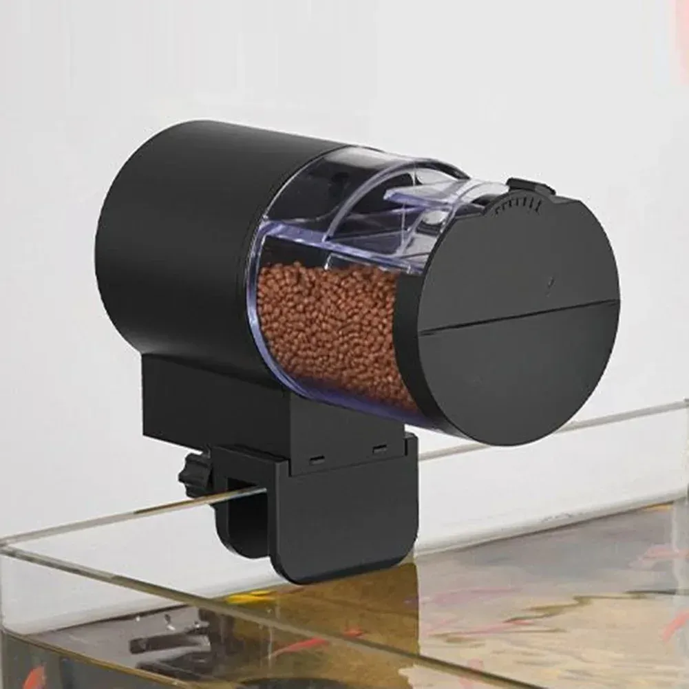 Distributeur automatique de nourriture pour poissons avec minuterie, étanche IP66, capacité 100 ml, pour poissons et tortues 4