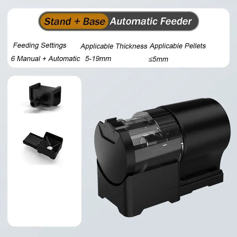 Distributeur automatique de nourriture pour poissons avec minuterie, étanche IP66, capacité 100 ml, pour poissons et tortues 7