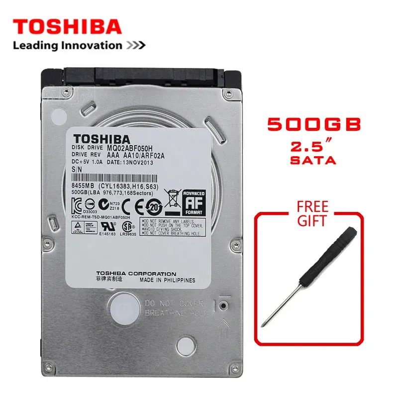 Disque dur interne HDD SATA 2 pour ordinateur portable, 320 Go, 2,5 pouces, 120 Go, 160 Go, 250 Go, 1 To, 2 To, 500 à 5400 tr/min, 7200 pouces 2