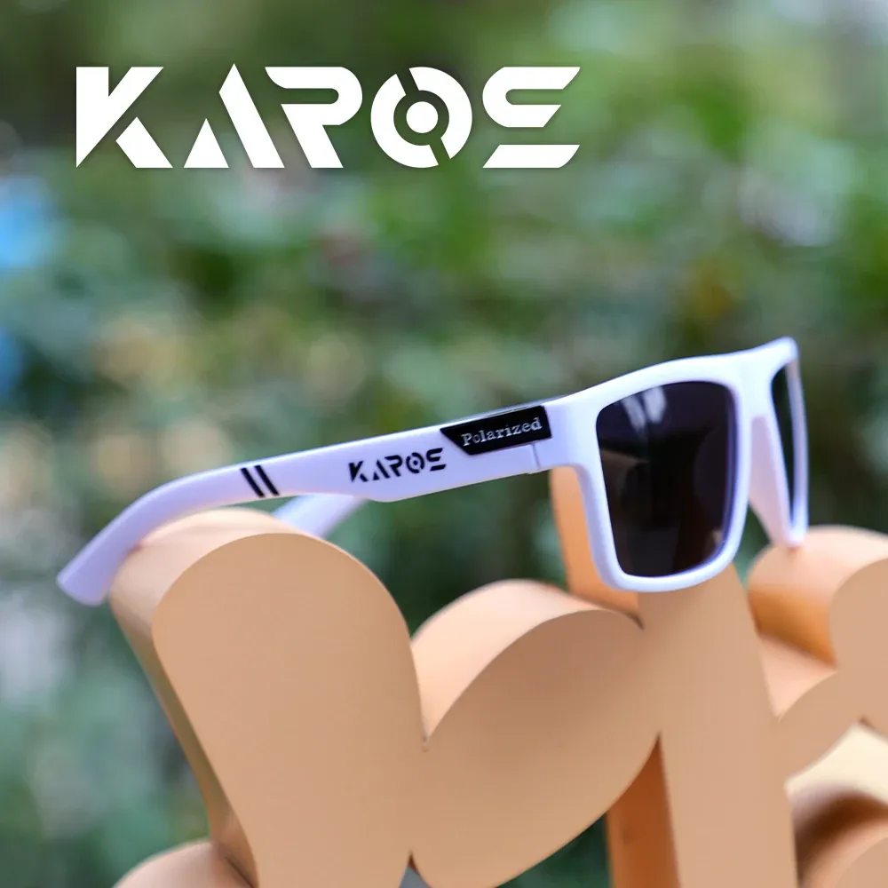 KAROS – Lunettes de soleil polarisées carrées unisexes, protection UV400 10