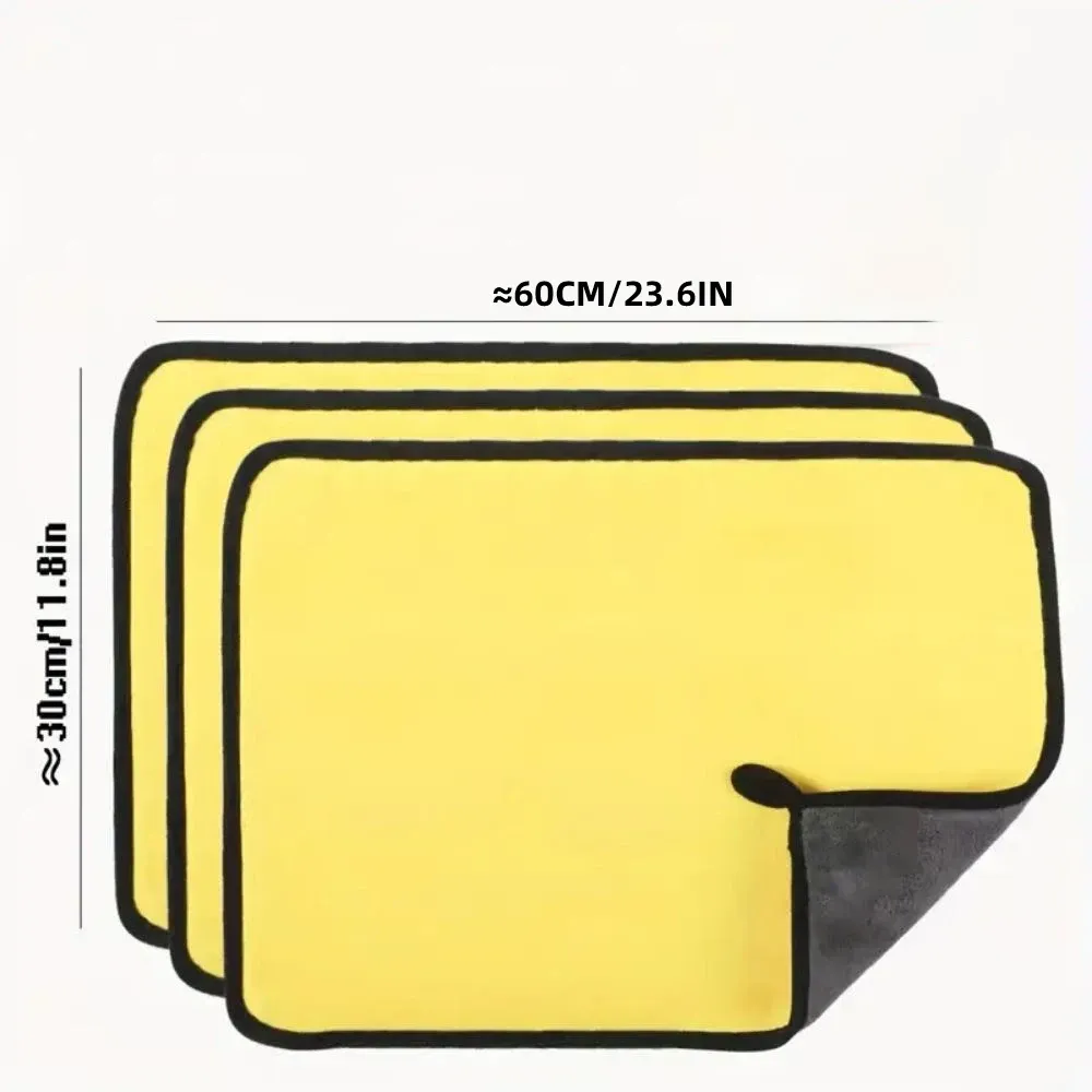 Chiffons en microfibre en situation