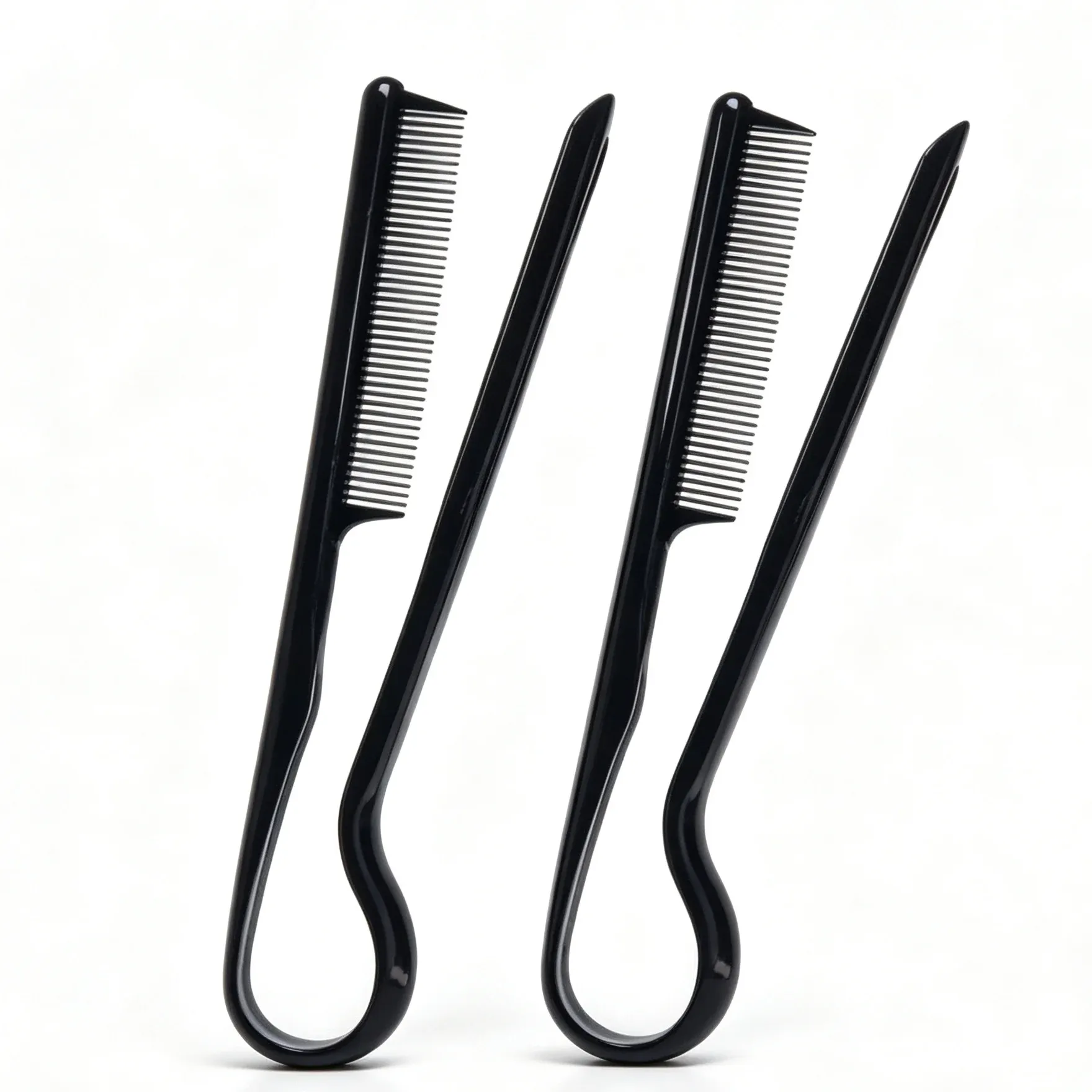 Peigne de finition V-Comb pour cheveux désordonnés, accessoire de salon pour la création de perruques et de coiffures du quotidien 6