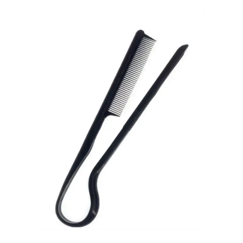 Peigne de finition V-Comb pour cheveux désordonnés, accessoire de salon pour la création de perruques et de coiffures du quotidien 7