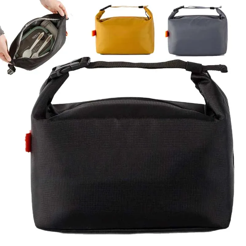 Sac à déjeuner isotherme portable pour bento, pique-nique et conservation des aliments 2