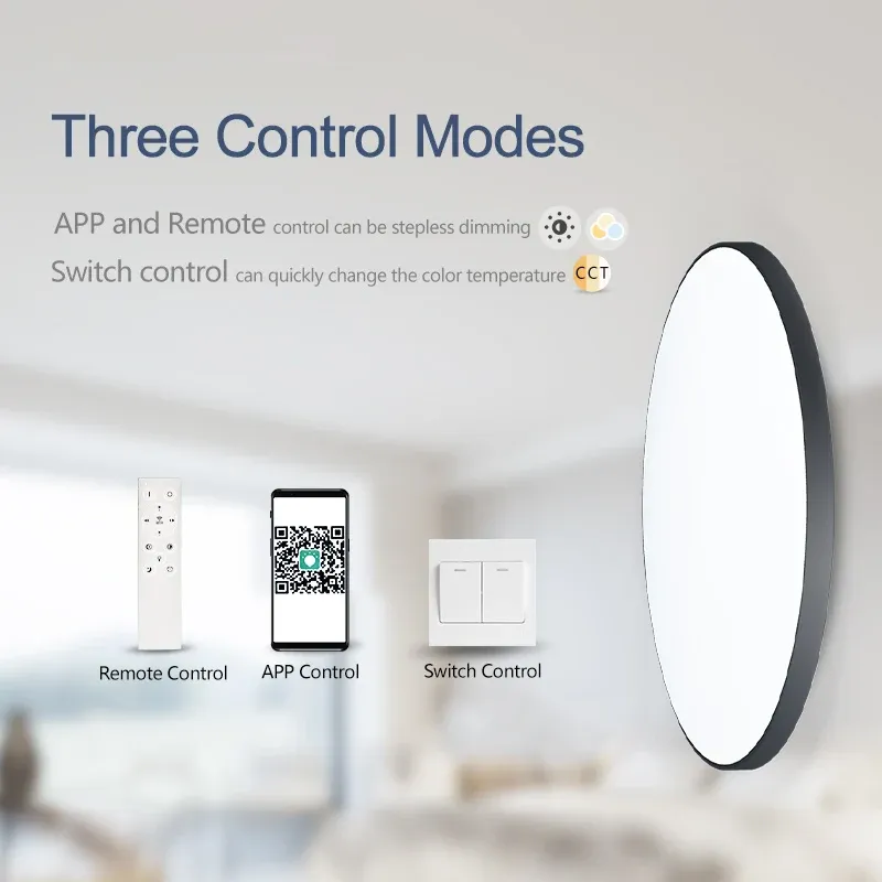 Les trois modes de contrôle du plafonnier intelligent