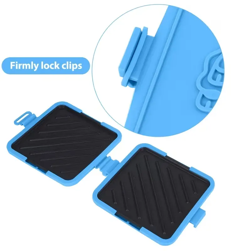 Plateau de cuisson pour sandwichs, compatible micro-ondes et four 6