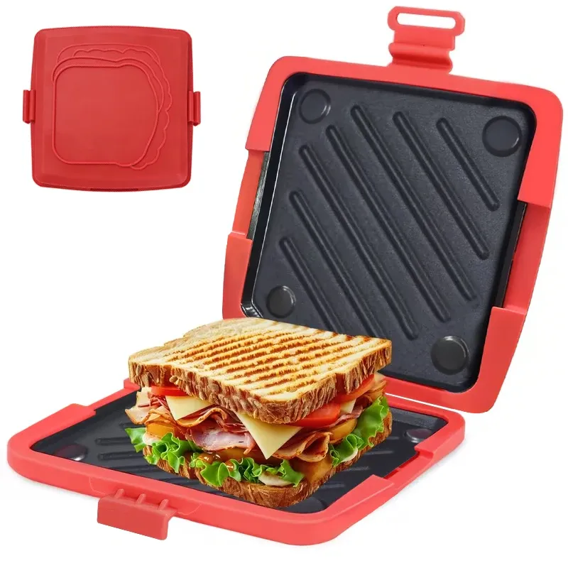 Plateau de cuisson pour sandwichs, compatible micro-ondes et four 10