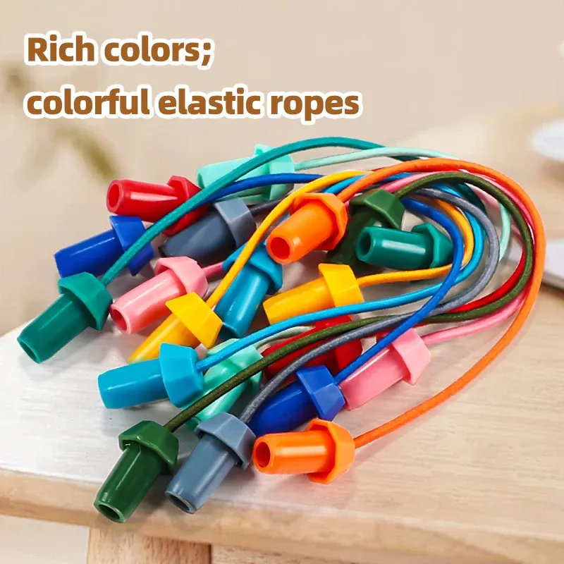 Puzzle de défi pour enfants, casse-tête à nœuds, jeu de démêlage de corde, entraînement logique 4