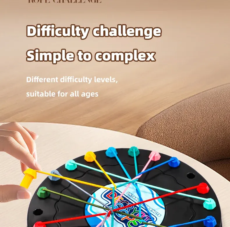 Puzzle de défi de cordes pour enfants, vue détaillée 6