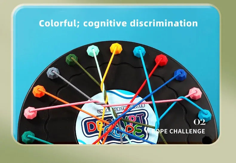 Puzzle de défi de cordes pour enfants, vue détaillée 18