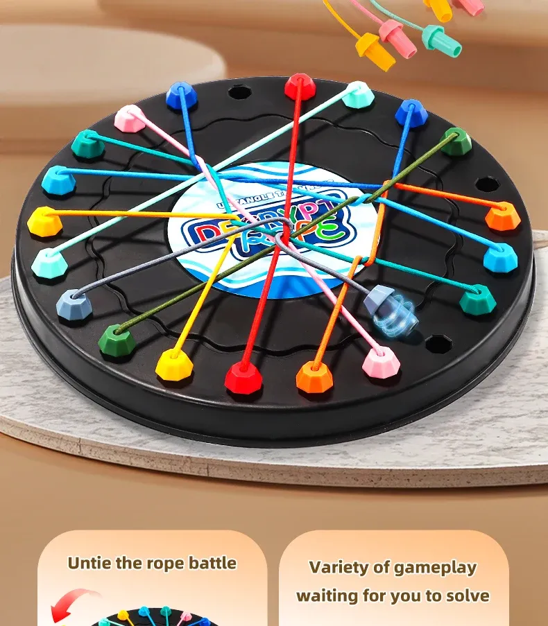 Puzzle de défi de cordes pour enfants, vue détaillée 2