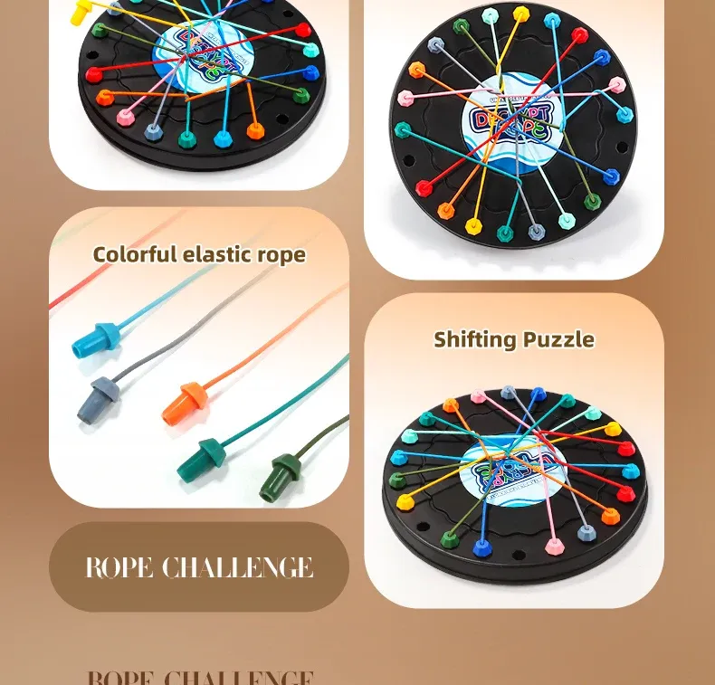 Puzzle de défi de cordes pour enfants, vue détaillée 3