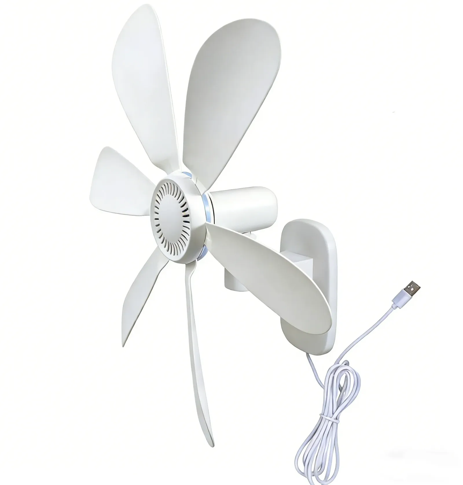 Ventilateur mural USB silencieux, détail du design