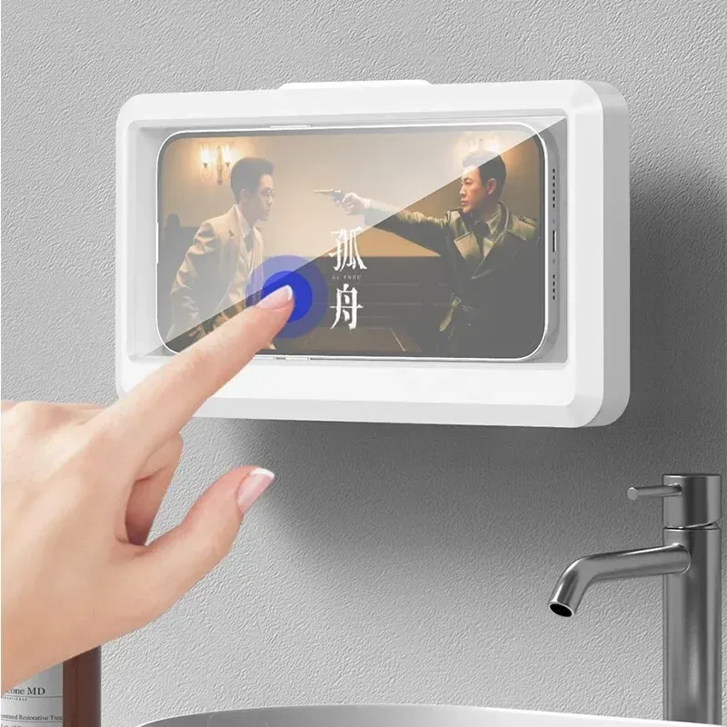 Support de téléphone anti-buée et drainage