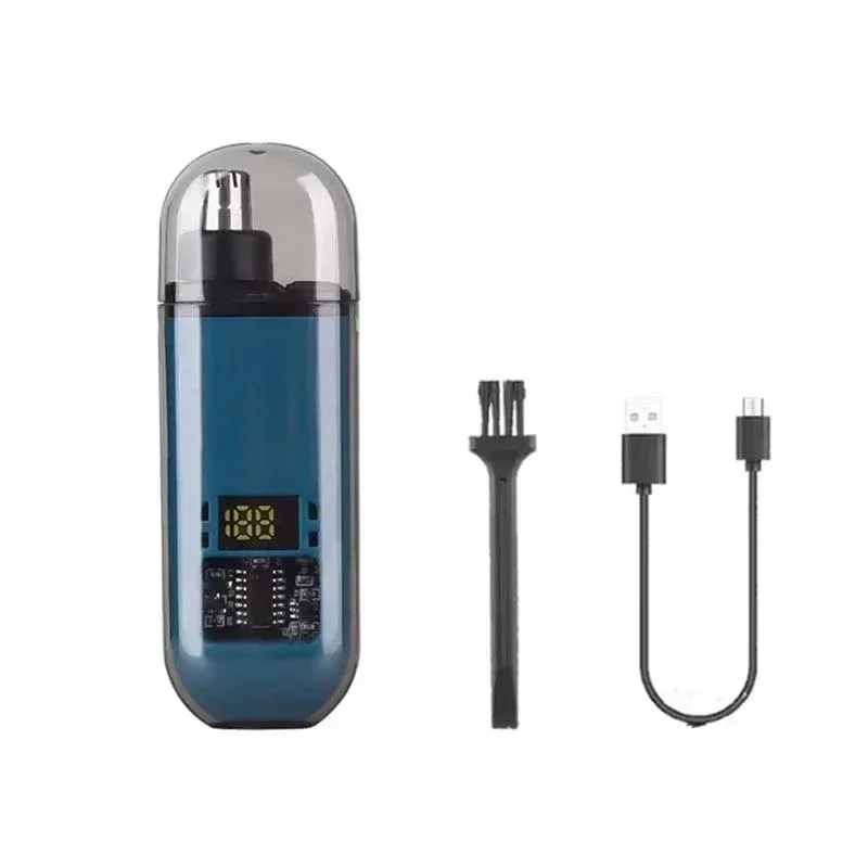 Tondeuse nez et oreilles pour hommes, rechargeable USB-C, portable, charge rapide, kit de toilettage compact 9