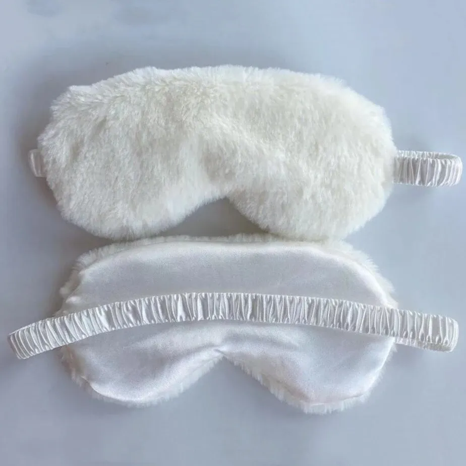 Masque de sommeil en peluche, design mignon