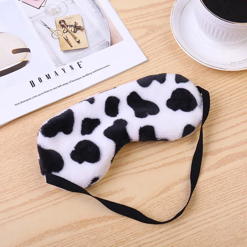 Masque de sommeil en peluche, présentation finale