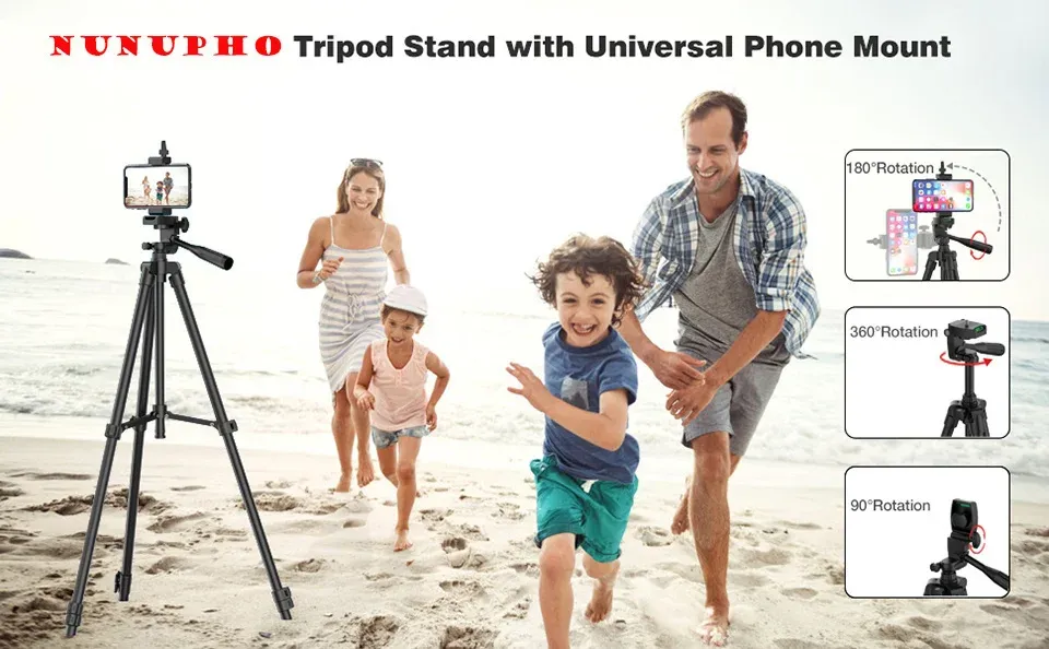 Trépied de téléphone portable DSLR, vue d'ensemble du produit