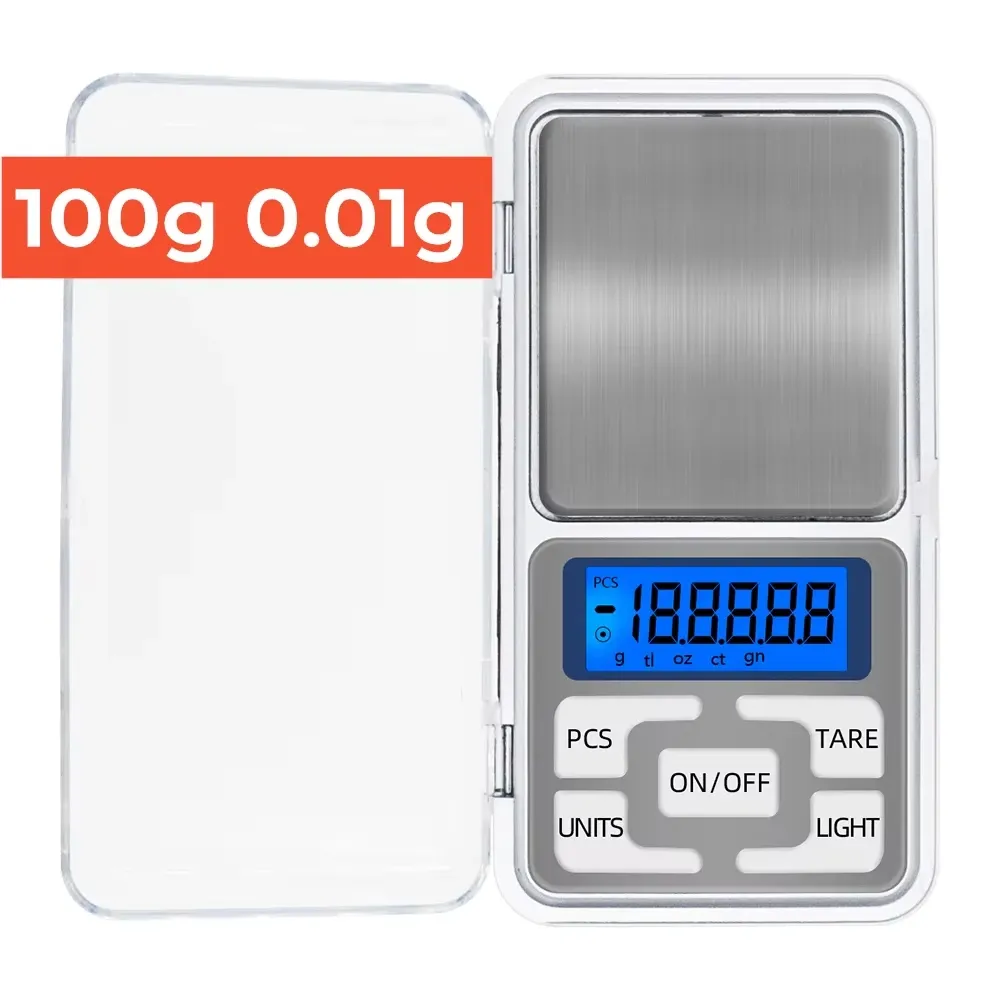 Balance de cuisine numérique 3 kg / 500 g, précision 0,01 g, balance de précision pour bijoux, pesée pour régime alimentaire, balance postale, écran LCD 9