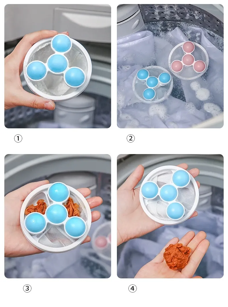 Filtre réutilisable pour lave-linge, vue d'ensemble