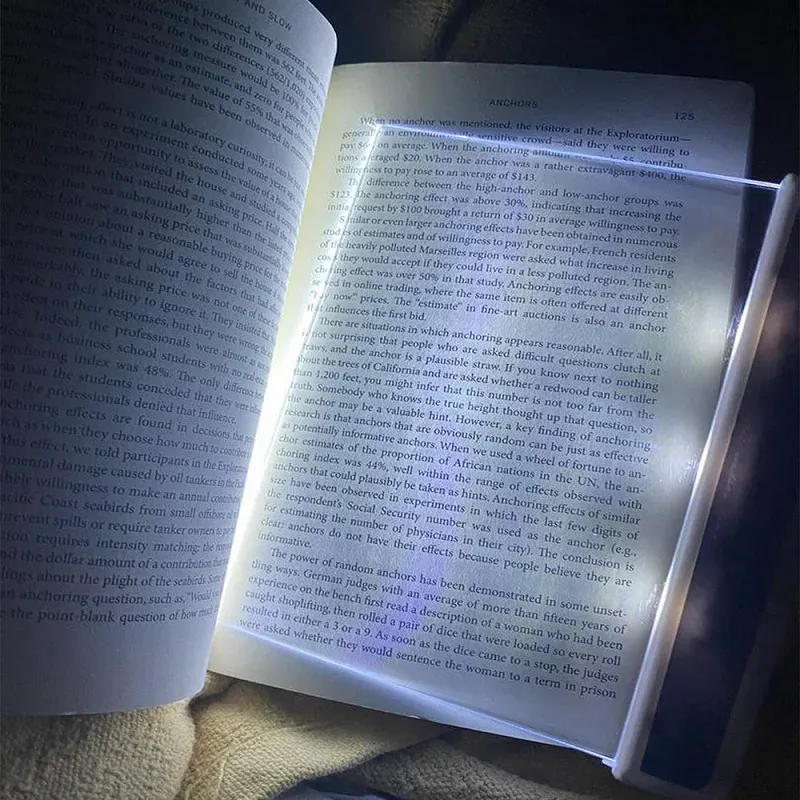 Lampe de lecture LED portable à pince pour livre, éclairage pour la nuit, protection des yeux, idéale en voyage, en voiture ou au lit