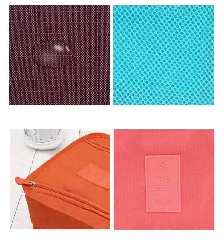 Sac à chaussures de voyage en utilisation dans une valise