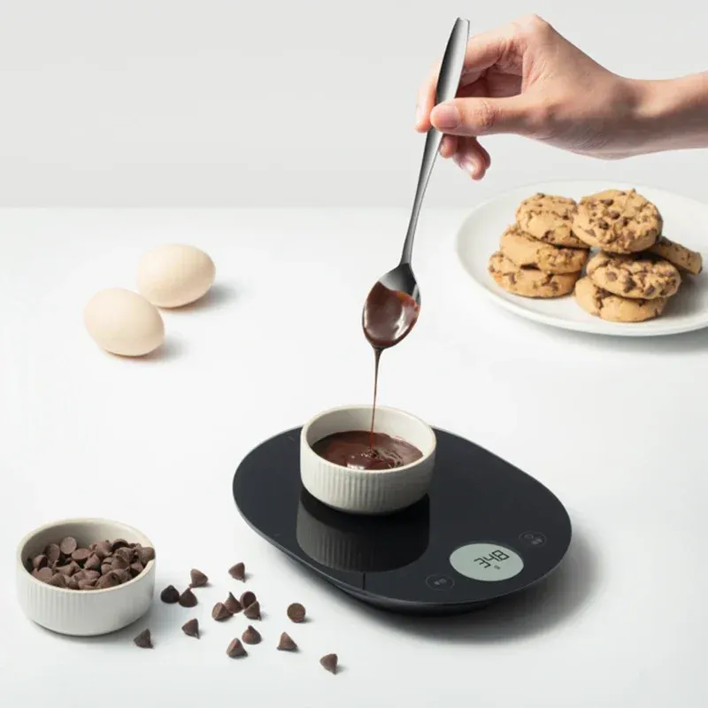 Balance de cuisine électronique Mijia portable, haute précision 0,1 g, capacité maximale 3 kg 3