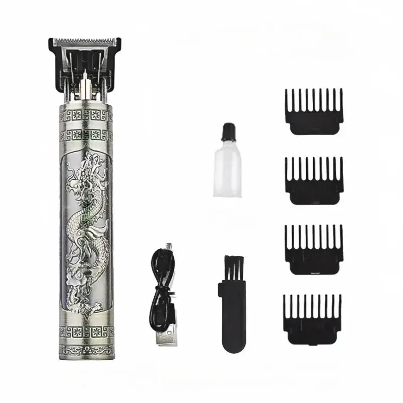 Tondeuse à cheveux électrique T9 rechargeable USB pour homme 6