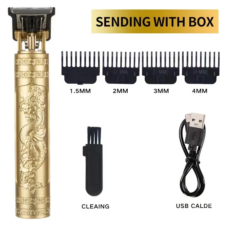 Tondeuse à cheveux électrique T9 rechargeable USB pour homme 7