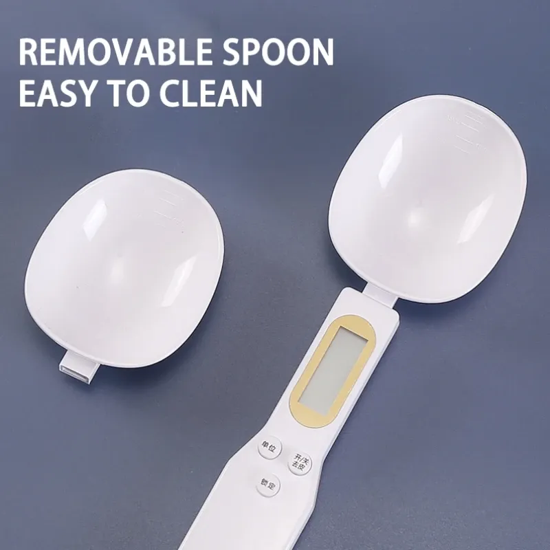 Cuillère doseuse électronique avec balance, mesure numérique à écran LCD pour café, farine, poudres et aliments, réglable. 3