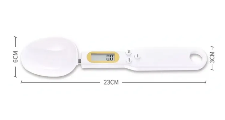 Détail de la cuillère doseuse avec écran LCD