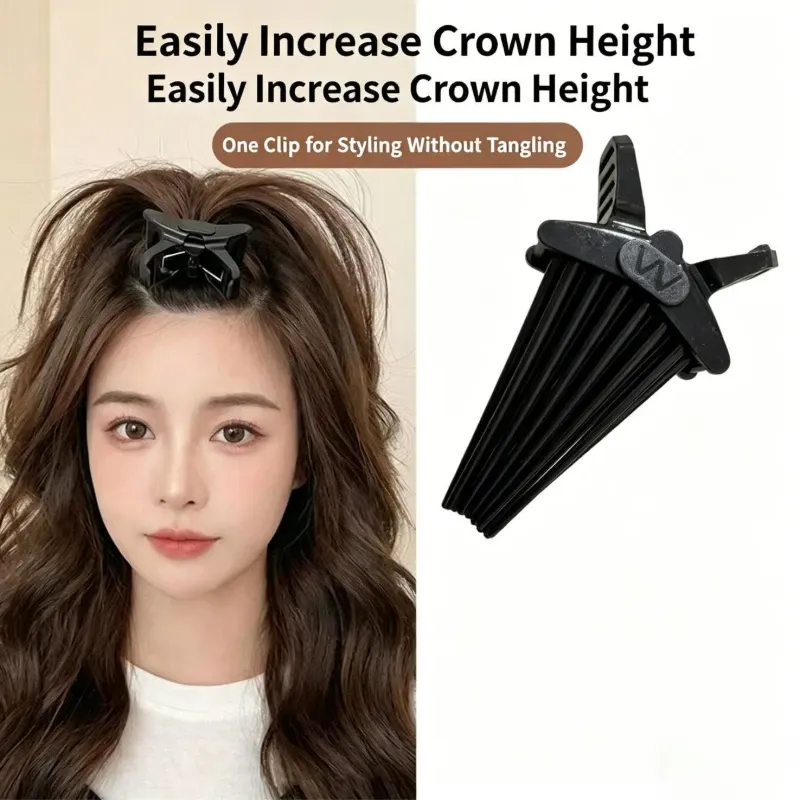 Pince volumisante sans chaleur à 18 griffes pour racines, sans plis, pour frange et coiffure volumineuse 1