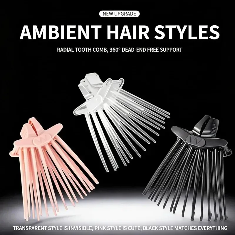 Pince volumisante sans chaleur à 18 griffes pour racines, sans plis, pour frange et coiffure volumineuse 5