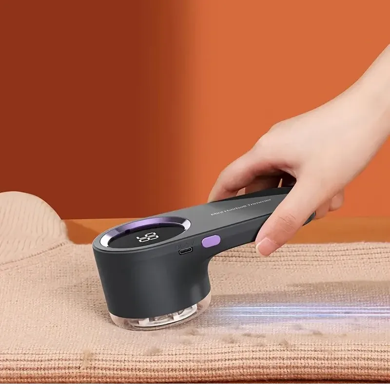 Éliminateur de peluches pour vêtements, rasoir électrique numérique à LED, anti-bouloches rechargeable par USB, pour pulls 1