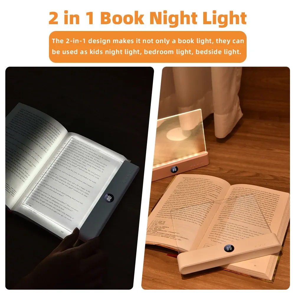 Lampe de lecture LED rechargeable, en situation