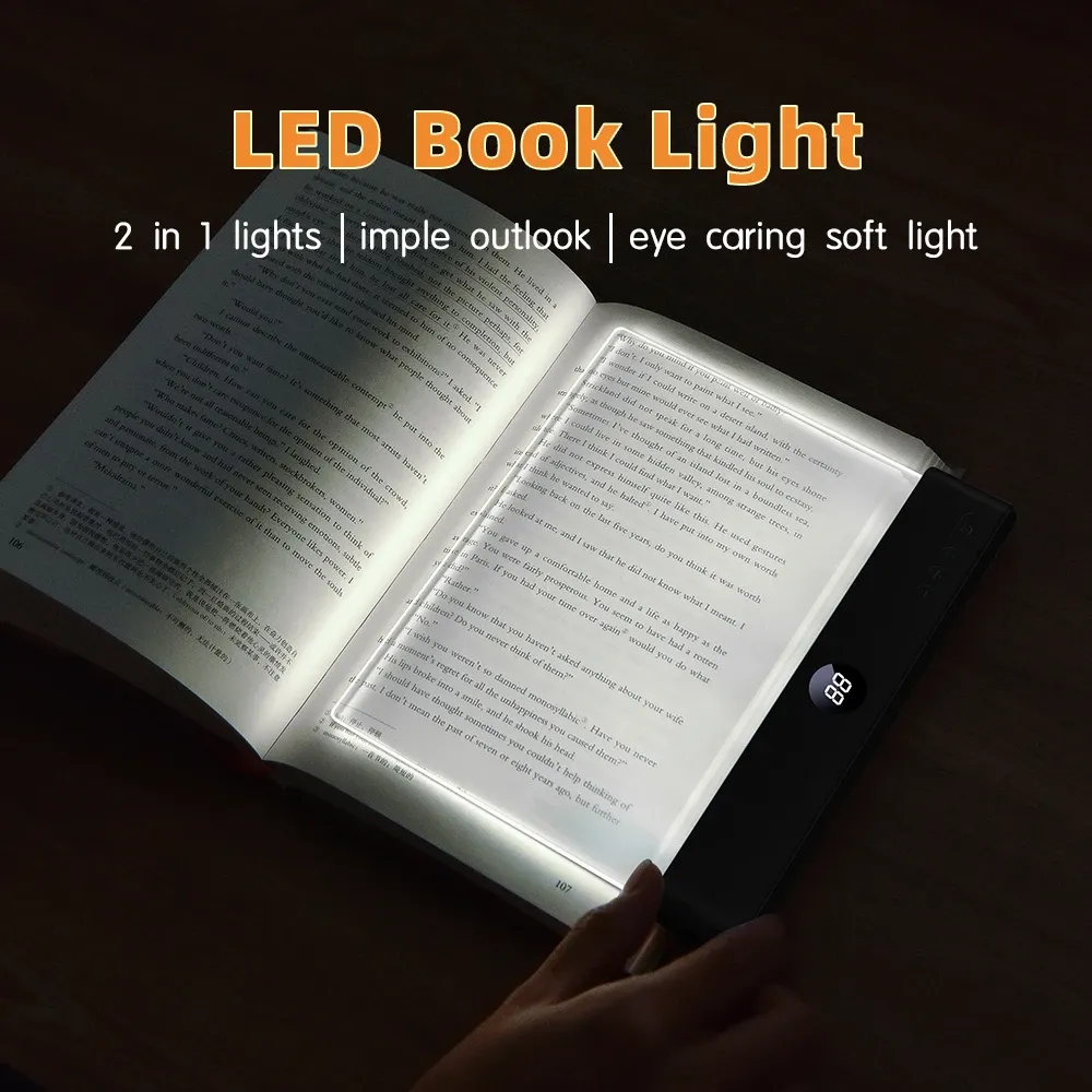 Lampe de lecture LED rechargeable, vue détaillée