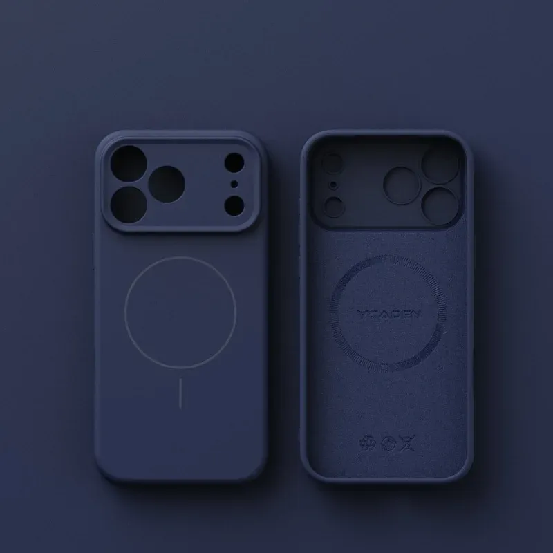 Coque en silicone liquide à finition mate compatible MagSafe pour iPhone 18, 17, Air, 16E, 16, 15 Pro Max, 14, 13, 12 - Image 1