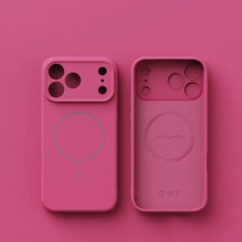 Coque en silicone liquide à finition mate pour iPhone
