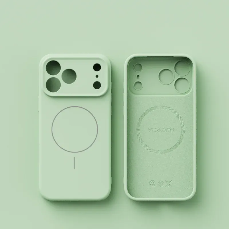 Coque en silicone liquide à finition mate compatible MagSafe pour iPhone 18, 17, Air, 16E, 16, 15 Pro Max, 14, 13, 12 10