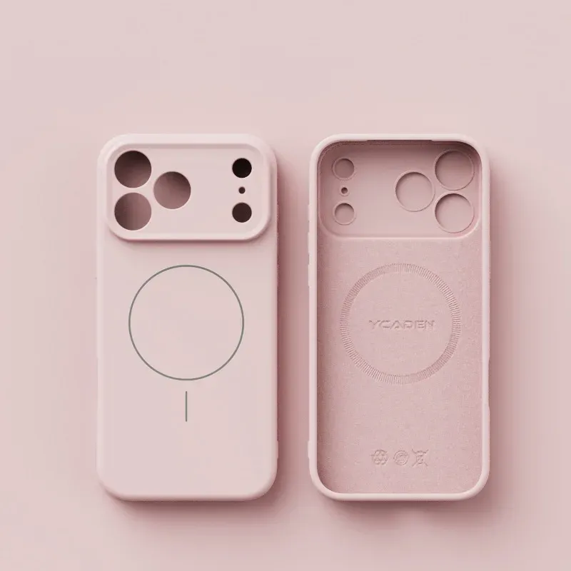Coque en silicone liquide à finition mate compatible MagSafe pour iPhone 18, 17, Air, 16E, 16, 15 Pro Max, 14, 13, 12 8
