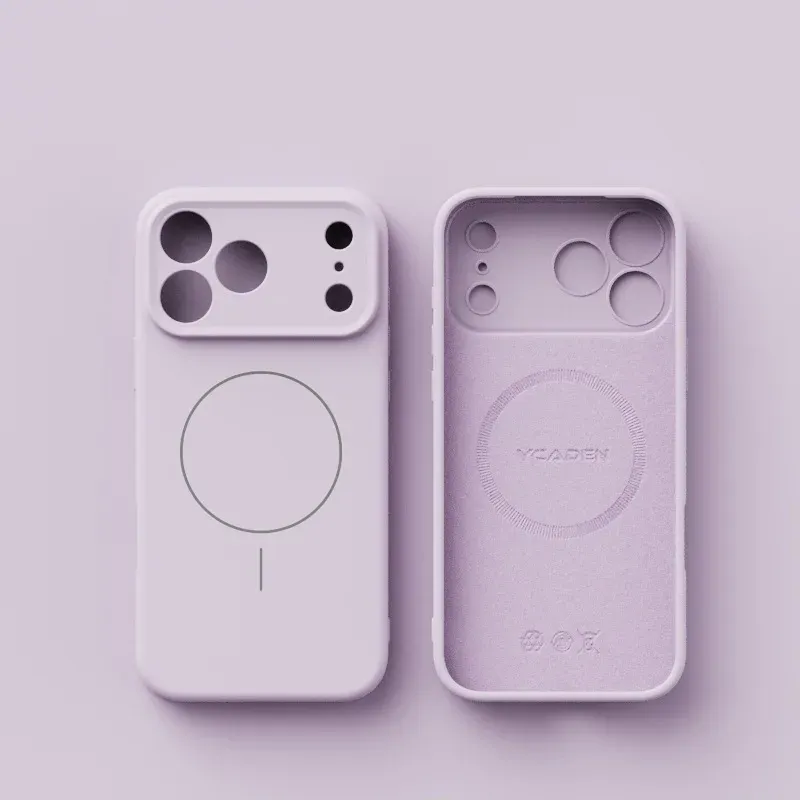Coque en silicone liquide à finition mate compatible MagSafe pour iPhone 18, 17, Air, 16E, 16, 15 Pro Max, 14, 13, 12 7