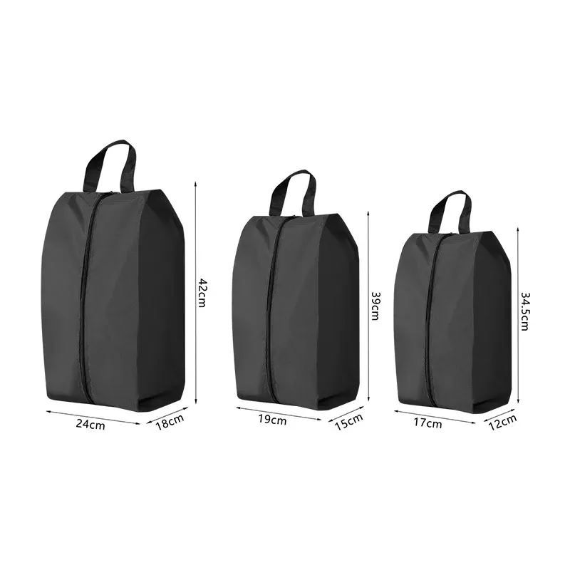 Sac de rangement pour chaussures anti-poussière, sac de voyage portable en nylon avec pochette robuste à fermeture éclair, organisateur de chaussures de poche étanche 6