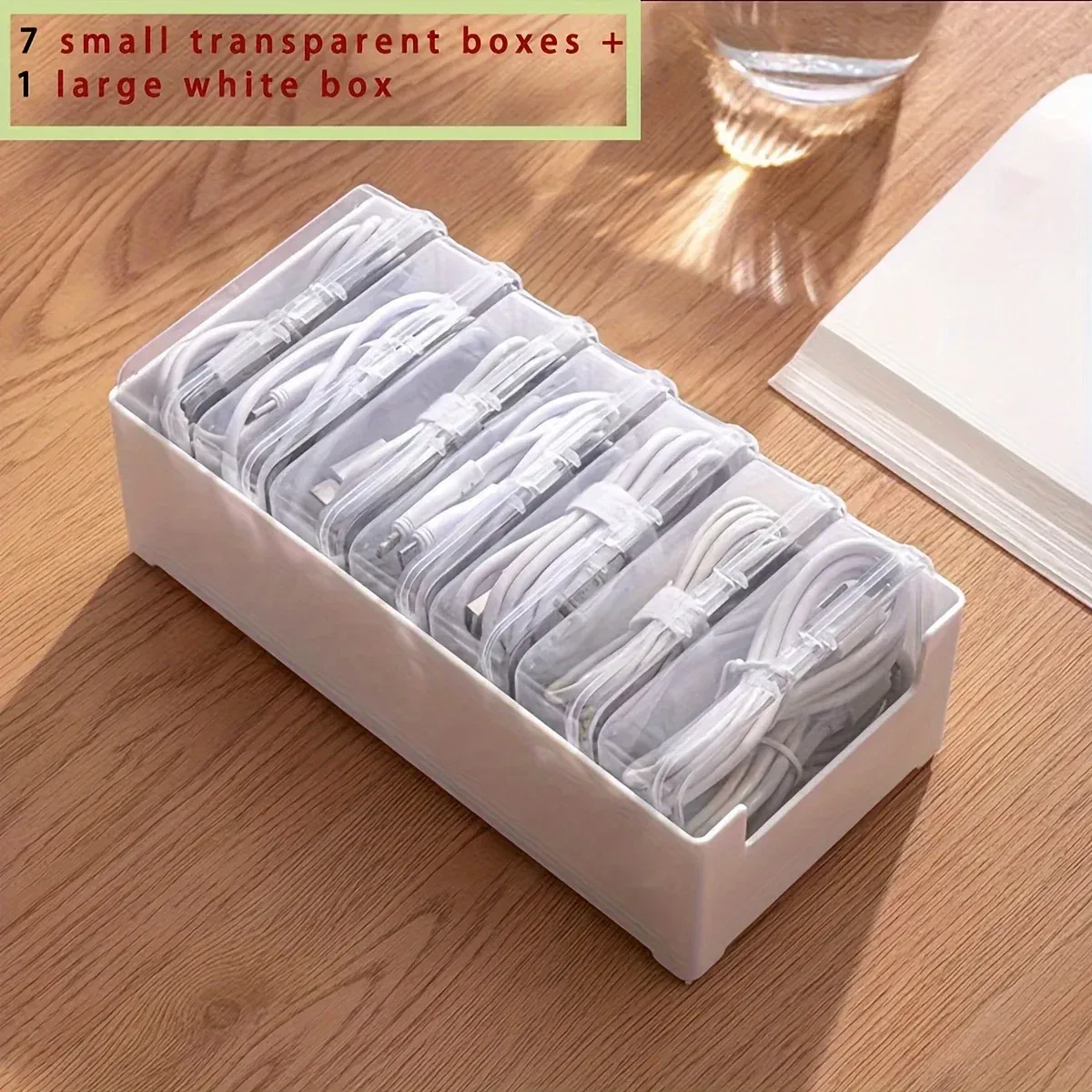 Organisateur de câbles sur bureau