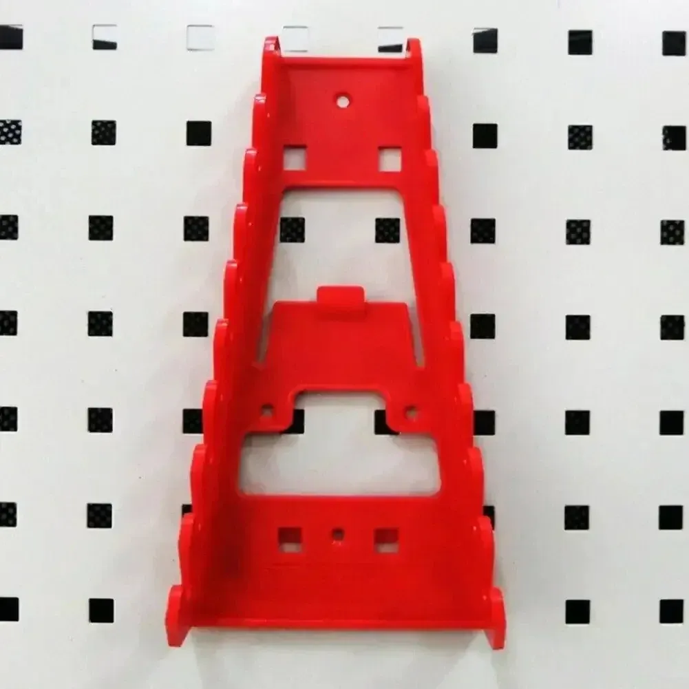 Organisateur de clés en plastique, support de rangement pour douilles, rouge et noir, support de tri pour outils, supports de clés à fourche standard 4