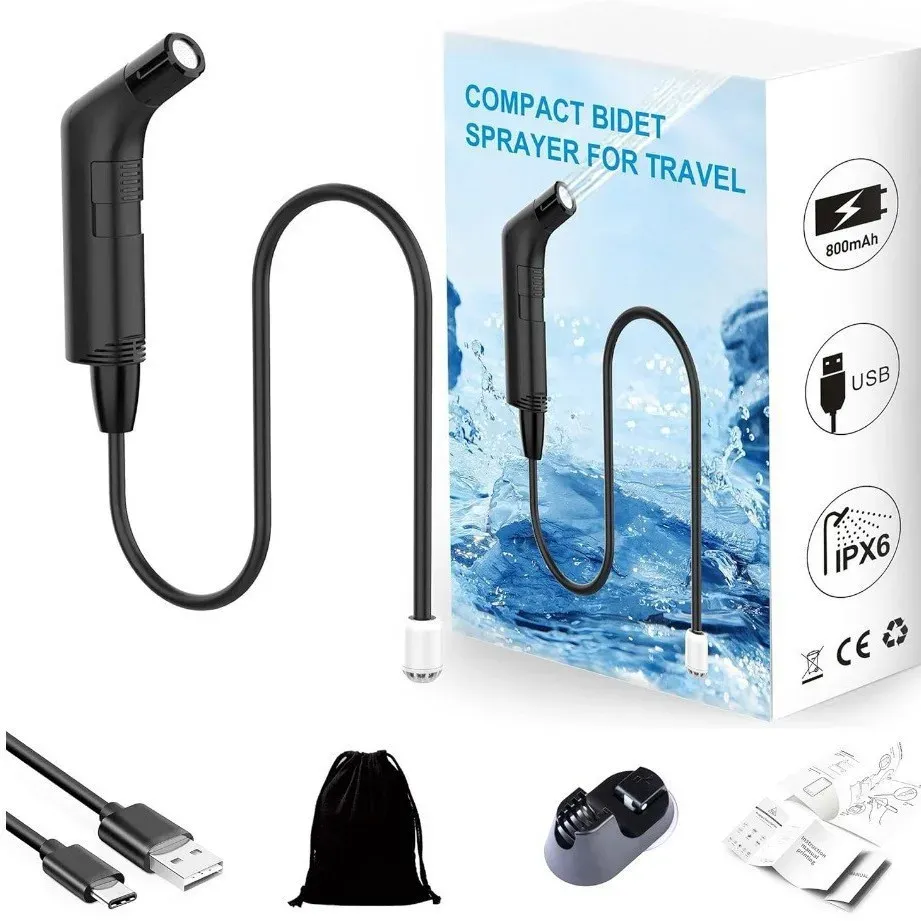 Pulvérisateur de bidet électrique portable HTMCK, irrigateur d'hygiène intime à main pour la maternité, les personnes âgées, les bébés et les soins post-partum 6