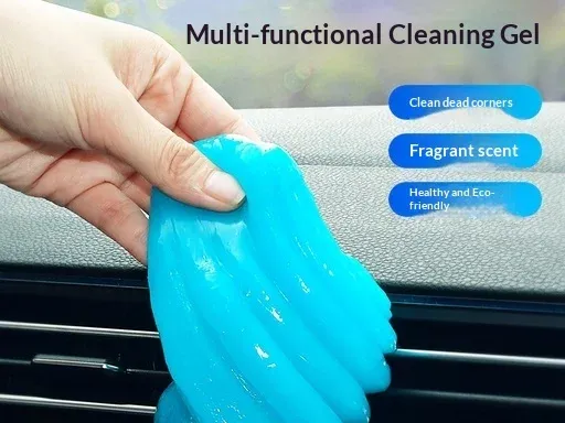 1/2 pièces Gel de nettoyage pour voiture, outil de détaillage, nettoyant pour intérieur de voiture, nettoyant pour clavier et ordinateur portable, gels réutilisables, nettoyage magique