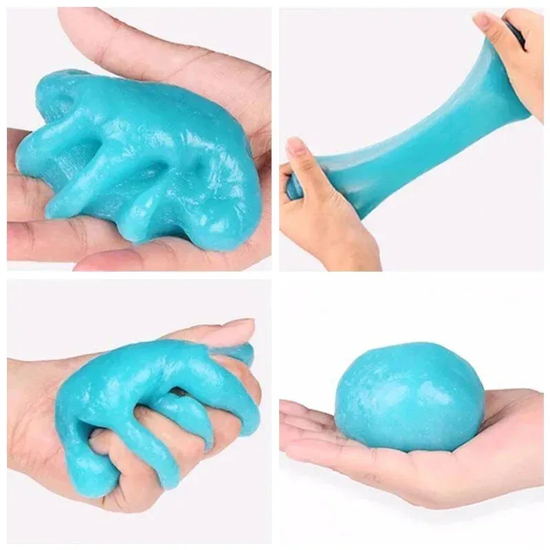 1/2 pièces Gel de nettoyage pour voiture, outil de détaillage, nettoyant pour intérieur de voiture, nettoyant pour clavier et ordinateur portable, gels réutilisables, nettoyage magique 5