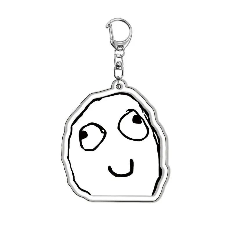 Porte-clés visage Troll, accessoire au quotidien